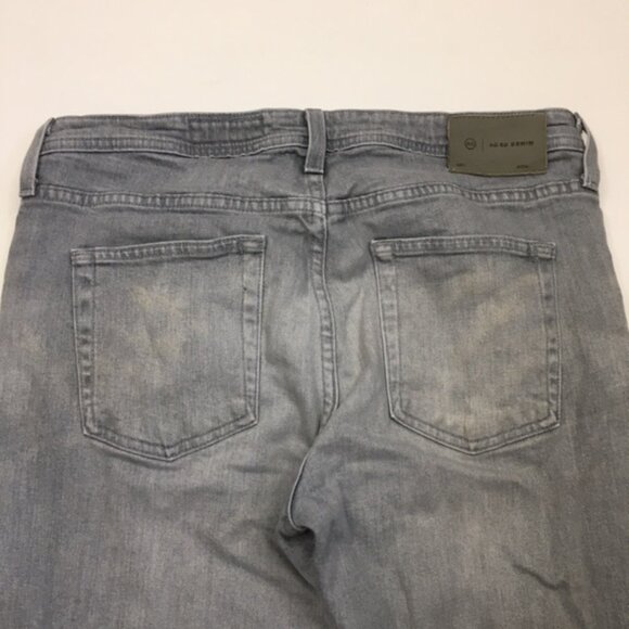 AG ADRIANO GOLDSCHMIED Gray The Tellis Modern Slim Italian Denim Jeans - Picture 10 of 15
